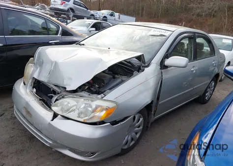 2003 Toyota Corolla Le из США, поврежденный, VIN 2T1BR32E73C037422